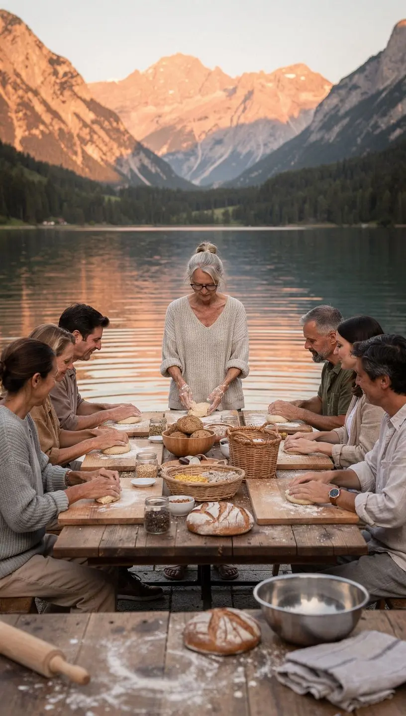 Eine Auswahl an köstlichen Törtchen, dekoriert mit buntem Zuckerguss und frischen Früchten.