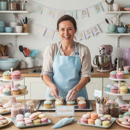 Ein Tablett mit verschiedenen Dessertvariationen, kunstvoll angerichtet für eine Buffet-Präsentation.